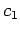 $\displaystyle c_1$