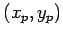 $(x_p,y_p)$
